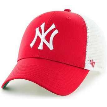 Casquette trucker rouge New York Yankees MLB MVP 47 Brand