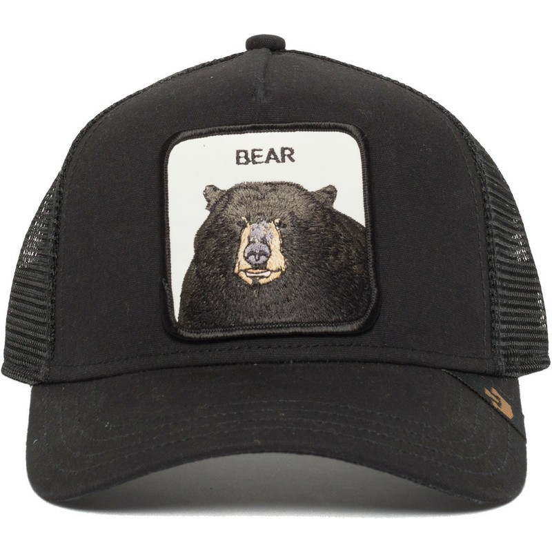 casquette-trucker-noire-ours-black-bear-goorin-bros