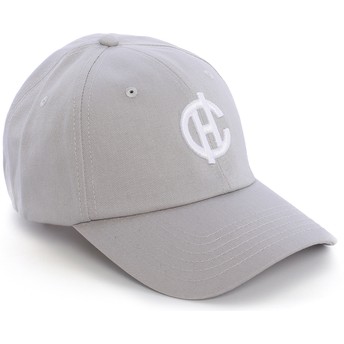 Casquette courbée grise Aspen avec logo CH Caphunters