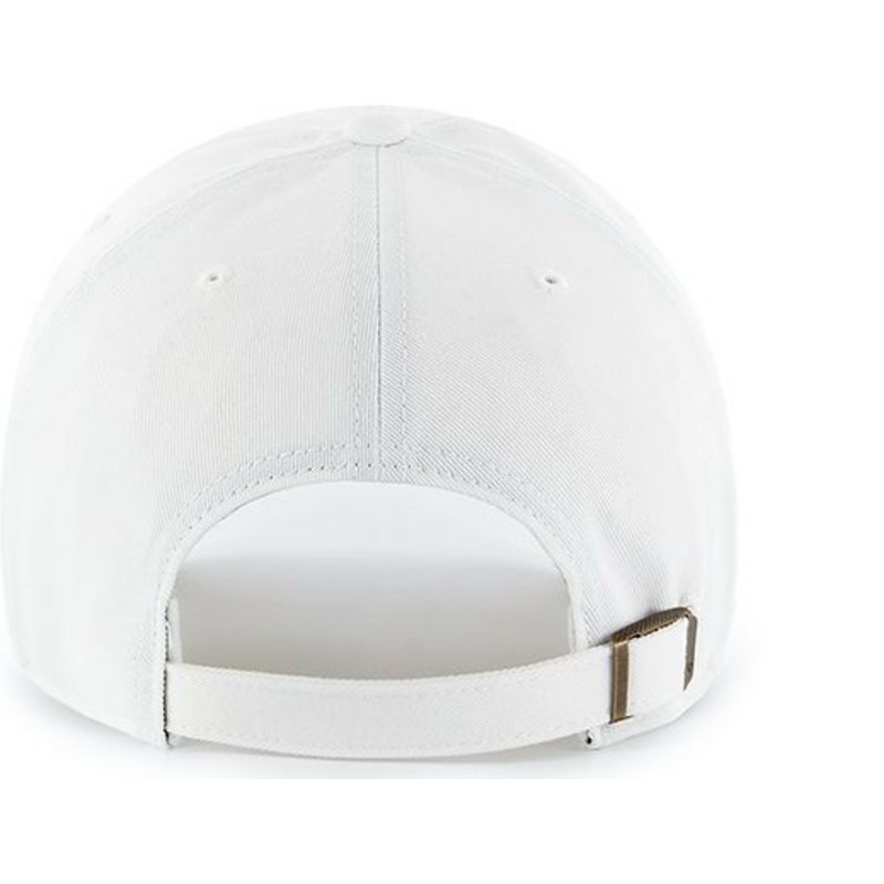 casquette-courbee-blanche-avec-logo-blanc-los-angeles-dodgers-mlb-clean-up-47-brand