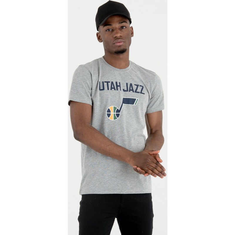t-shirt-a-manche-courte-gris-utah-jazz-nba-new-era