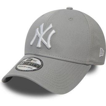 Casquette courbée grise ajustée 39THIRTY Classic New York Yankees MLB New Era
