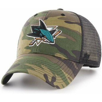 Casquette trucker camouflage San Jose Sharks NHL MVP Branson 47 Brand
