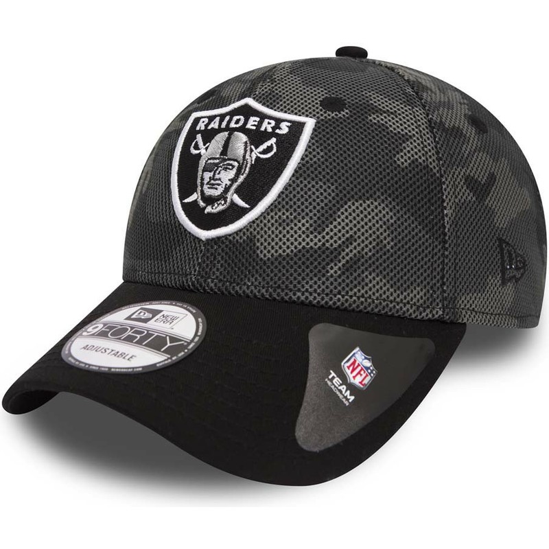 casquette-courbee-camouflage-ajustable-9forty-mesh-overlay-las-vegas-raiders-nfl-new-era