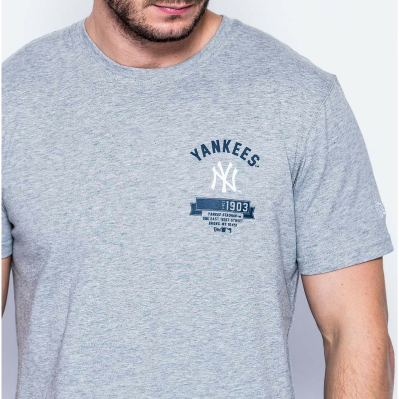t-shirt-a-manche-courte-gris-badge-new-york-yankees-mlb-new-era