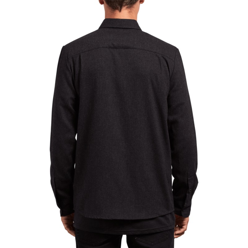 chemise-a-manche-longue-noire-caden-solid-black-volcom