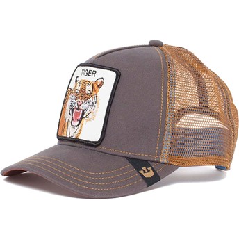 Casquette trucker marron tigre Eye of the Tiger Goorin Bros.