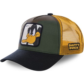 Casquette trucker camouflage, jaune et noire Daffy Duck DAF4 Looney Tunes Capslab