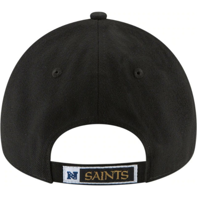 casquette-courbee-noire-ajustable-9forty-the-league-new-orleans-saints-nfl-new-era