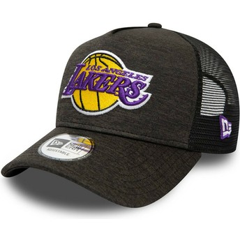 Casquette trucker noire Shadow Tech A Frame Los Angeles Lakers MLB New Era