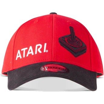 Casquette courbée rouge et noire ajustable Logo & Joystick Atari Difuzed