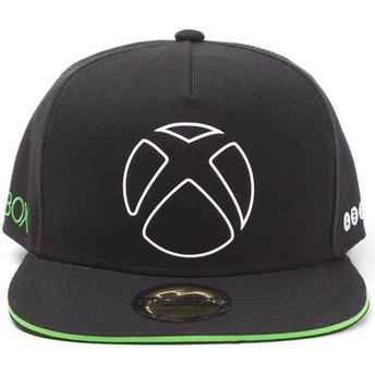 Casquette plate noire snapback Xbox Ready To Play Microsoft Difuzed