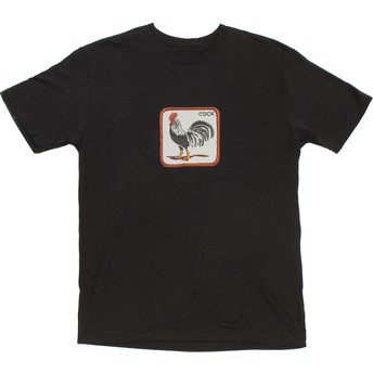 T-shirt à manche courte noir coq Cock Clucker The Farm Goorin Bros.