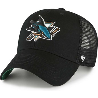 Casquette trucker noire MVP Branson San Jose Sharks NHL 47 Brand