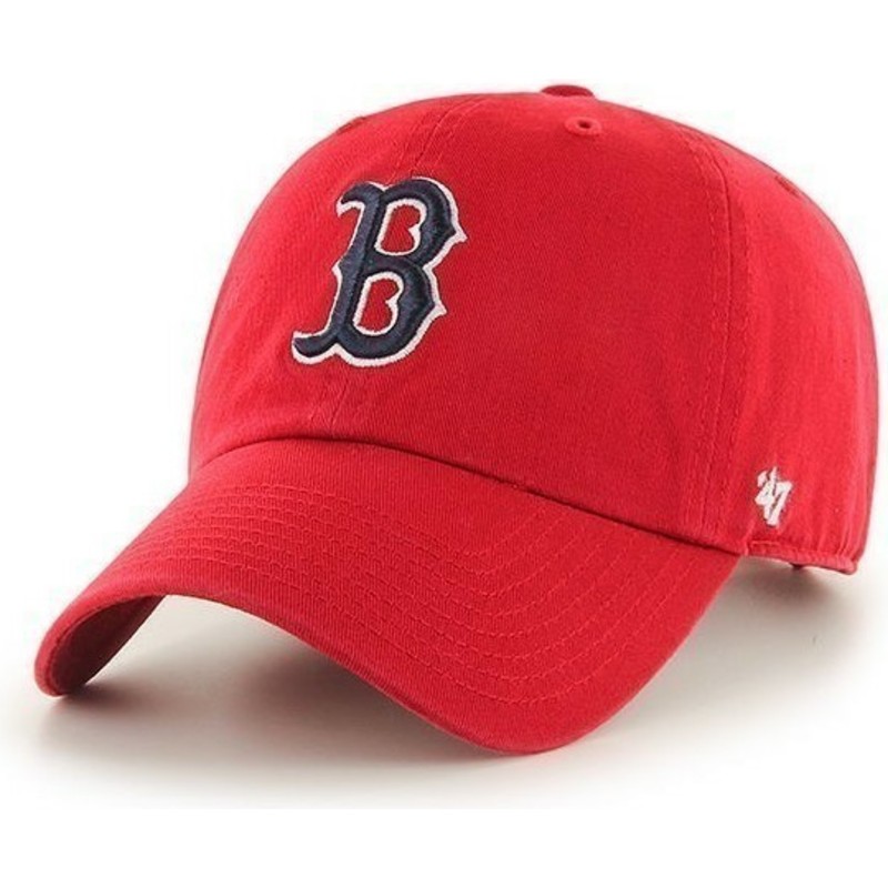 casquette-courbee-rouge-boston-red-sox-mlb-clean-up-47-brand