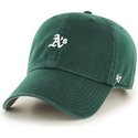 casquette-a-visiere-courbee-verte-avec-petit-logo-mlb-oakland-athletics-47-brand